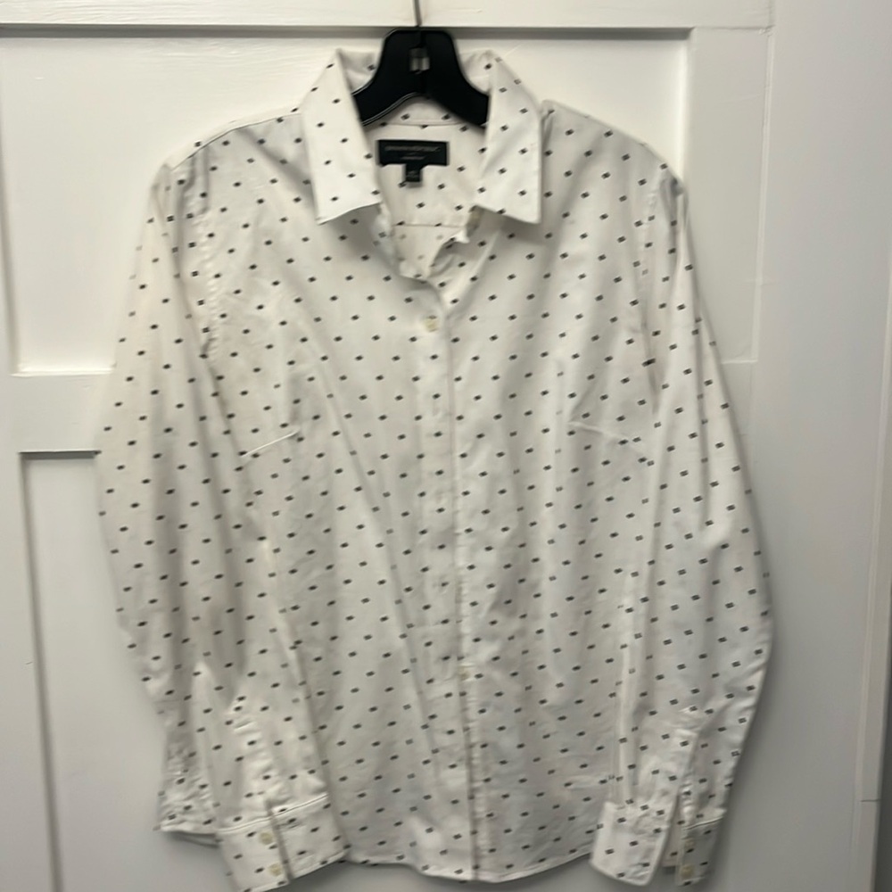 Banana republic women's tailored fit dress shirt size 10